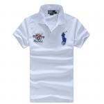 high neck t-shirt wholesale polo ralph lauren hommes 2013 italy cotton pl2211 white blue